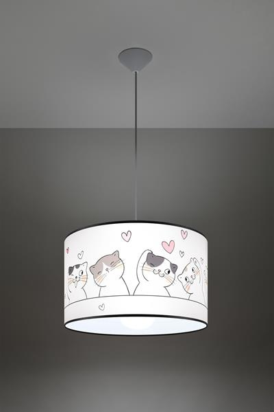 Lampa wisząca CAT 40 + 1x Żarówka LED E27 3000K Ciepła 7,5W 620lm