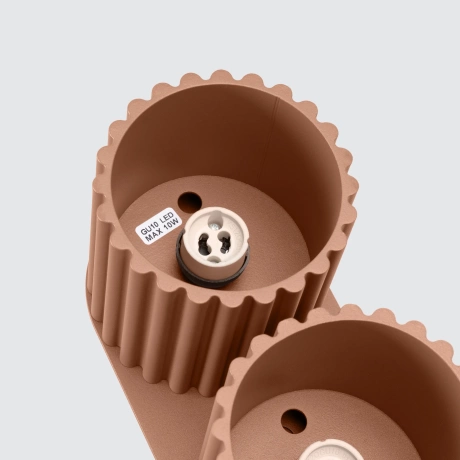 Plafon AURA 2 mocca GU10