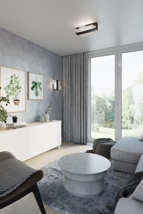 Kinkiet FENIKS 1 wenge + 1x Żarówka LED E27 4000K Zimna 7,5W 650lm