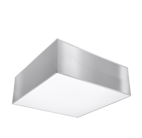 Plafon sufitowy HORUS 25 SZARY + 1x Żarówka LED E27 3000K Ciepła 7,5W 620lm