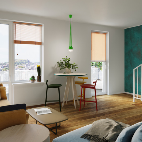 Lampa wisząca DIEGO 3 zielona + 3x Żarówka LED E27 3000K Ciepła 7,5W 620lm