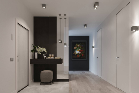 Lampa wisząca QUAD 1 szary + 1 x Żarówka LED GU-10 3000K Ciepła 7W 620lm