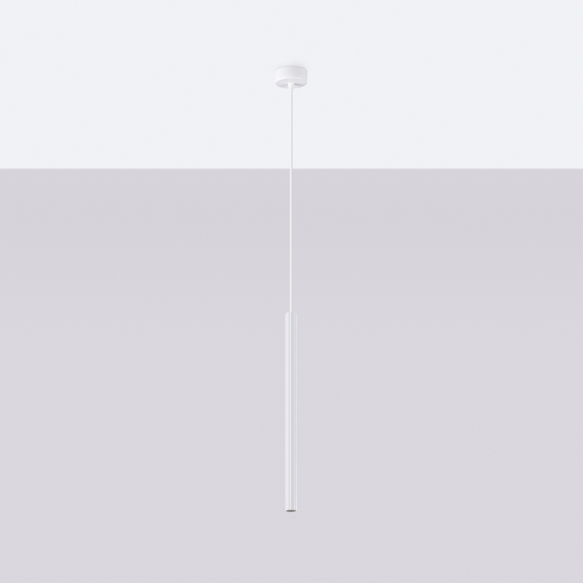 Lampa wisząca ARCHE 1 biała + 1x Żarówka LED G9 3000K Ciepła 3W 192lm