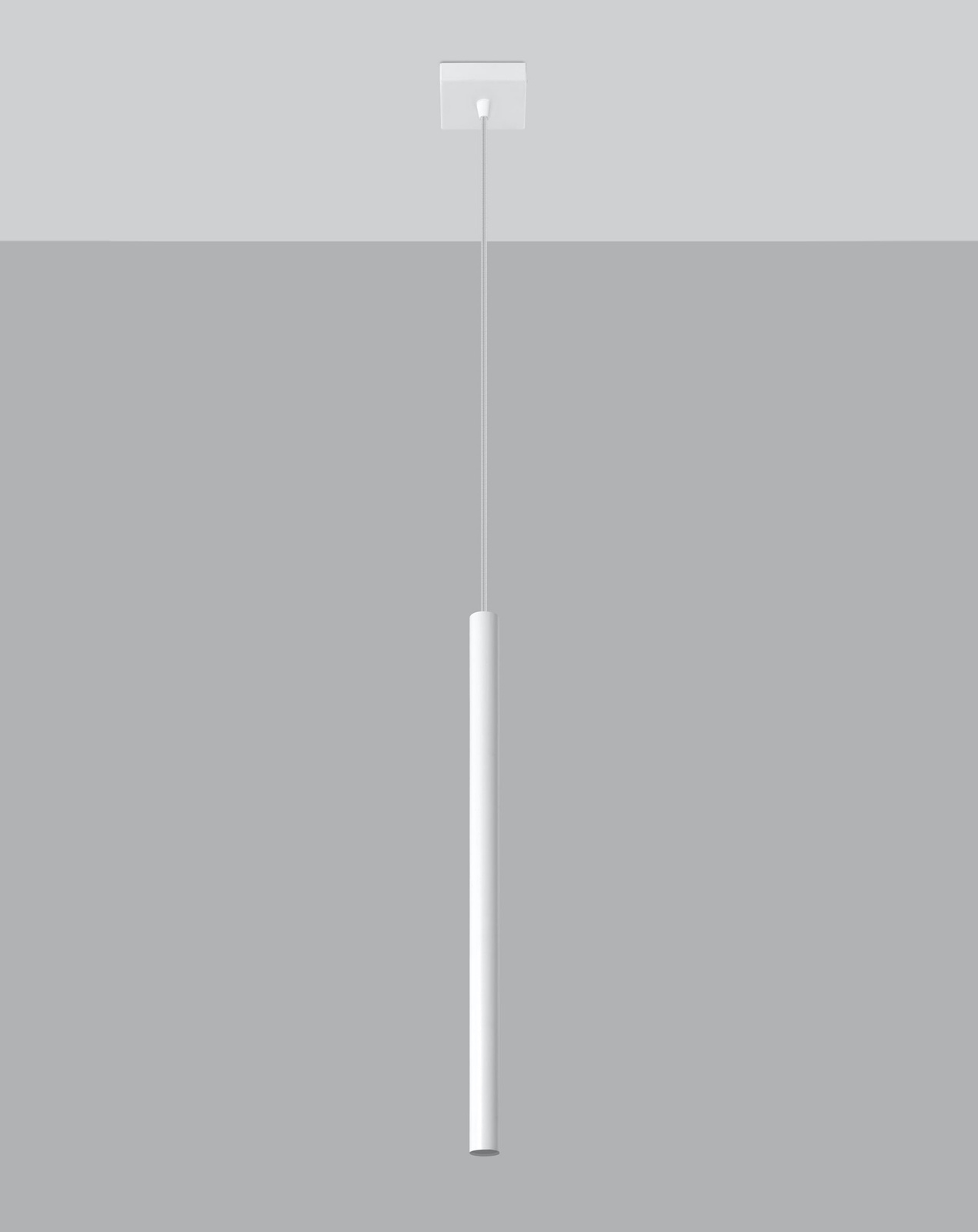 Lampa wisząca PASTELO 1 biała + 1x Żarówka LED G9 4000K Zimna 3W 204lm