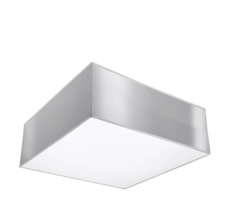 Plafon sufitowy HORUS 25 SZARY + 1x Żarówka LED E27 3000K Ciepła 7,5W 620lm