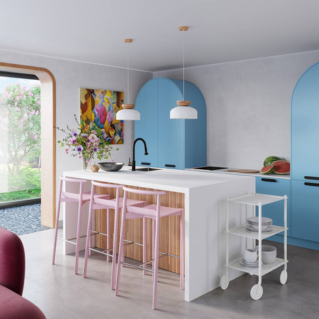 Lampa wisząca MARION biała + 1x Żarówka LED E27 4000K Zimna 7,5W 690lm