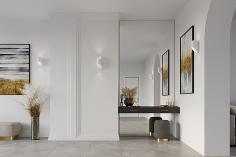 Kinkiet PENNE 30 biały + 1x Żarówka LED G9 4000K Zimna 4,5W 530lm