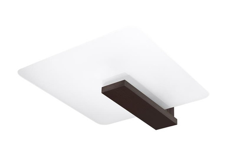 Plafon LAPPO wenge + 2x Żarówka LED E27 3000K Ciepła 7,5W 620lm