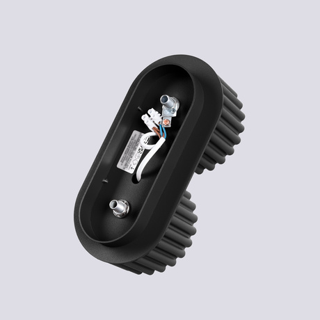 Plafon AURA 2 czarny Gx53 + 2x Żarówka LED GX53 3000K 8W 720lm