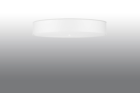 Plafon SKALA 80 biały + 6x Żarówka LED E27 4000K Zimna 7,5W 650lm