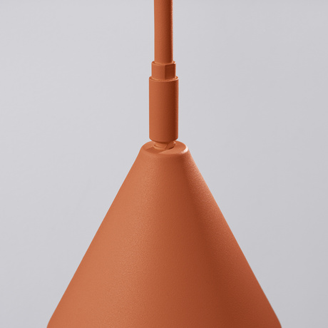 Kinkiet NOX ochra czerwona + 1X Żarówka LED E14 3000K Ciepła 7,5W 620lm