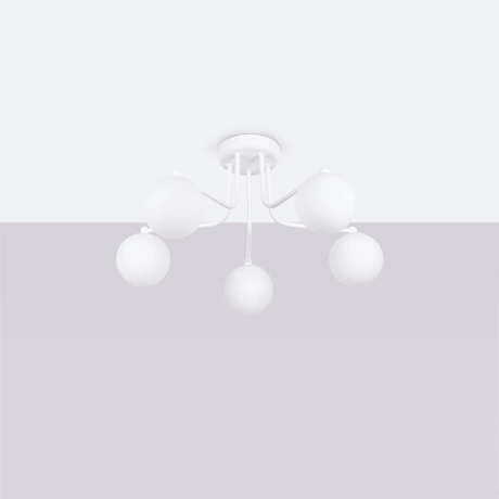 Żyrandol ASTRAL 5 biały