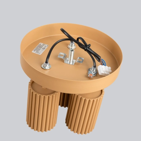 Plafon KARBON 3P złoty