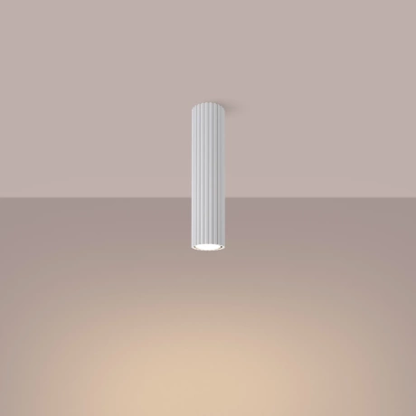 Plafon KARBON 30 biały