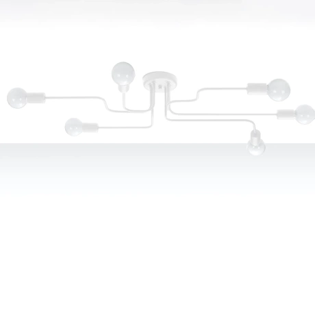 Żyrandol HECTOR 6 biały