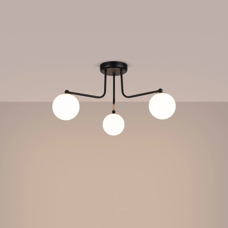 Żyrandol ASTRAL 3 czarny
