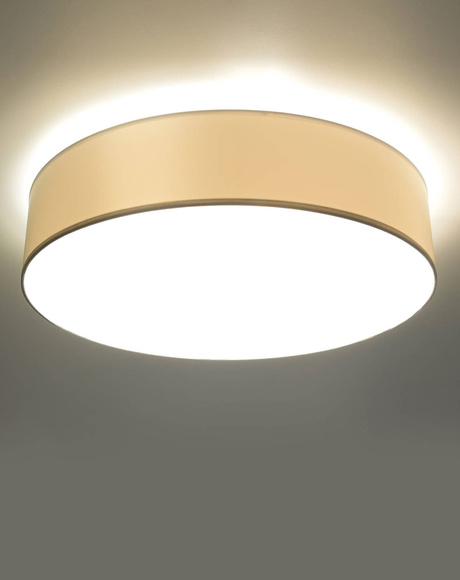 Plafon sufitowy ARENA 45 BIAŁA + 3x Żarówka LED E27 3000K Ciepła 7,5W 620lm