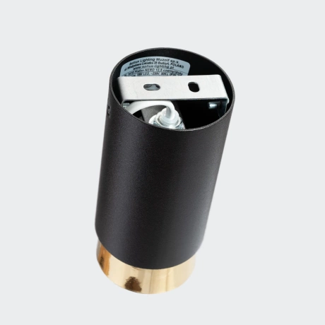 Plafon NERO 12,5 czarny/złoty