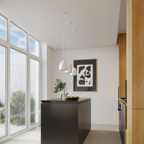 Lampa wisząca ceramiczna MINT + 1X Żarówka LED E27 3000K Ciepła 7,5W 620lm