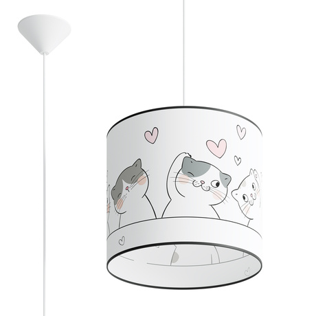 Lampa wisząca CAT 30 + 1x Żarówka LED E27 3000K Ciepła 7,5W 620lm