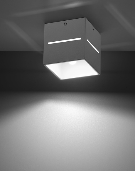 Plafon LOBO biały + 1x Żarówka LED G9 4000K Zimna 4,5W 530lm