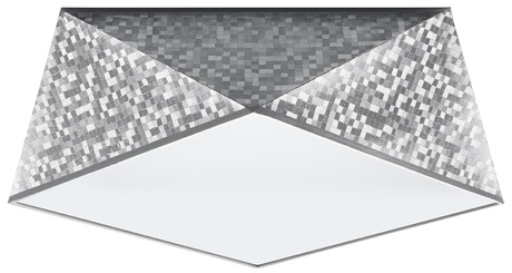 Plafon HEXA 35 CEKIN + 2x Żarówka LED E27 3000K Ciepła 7,5W 620lm