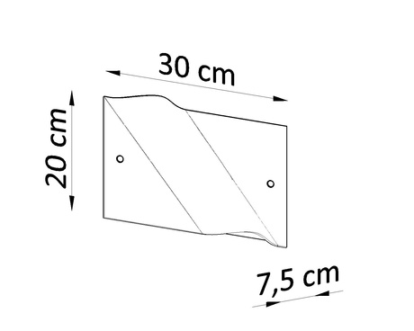 Kinkiet BUBBLE + 1x Żarówka LED E27 4000K Zimna 7,5W 650lm