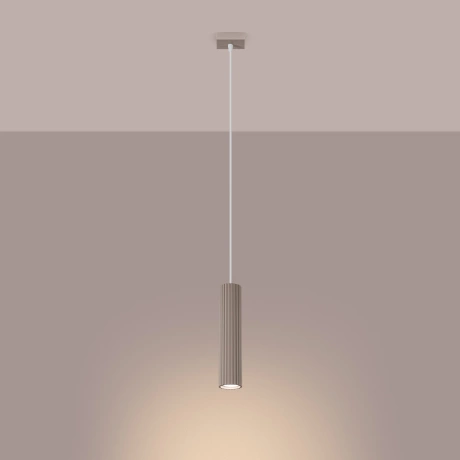Lampa wisząca KARBON 1 taupe