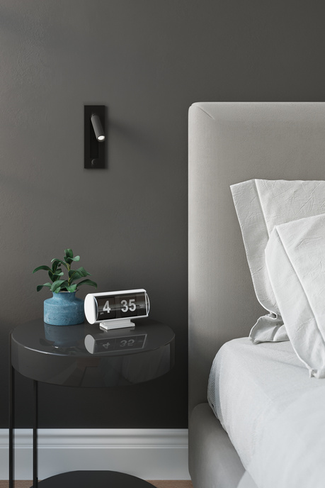 Kinkiet ENIF czarny + 1x Żarówka LED G9 4000K Zimna 3W 204lm