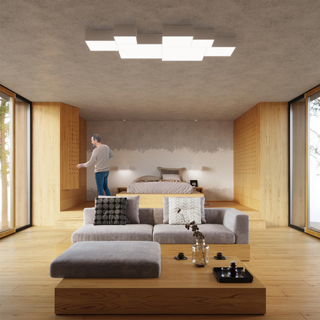 Lampa wisząca HORUS 35 BIAŁA