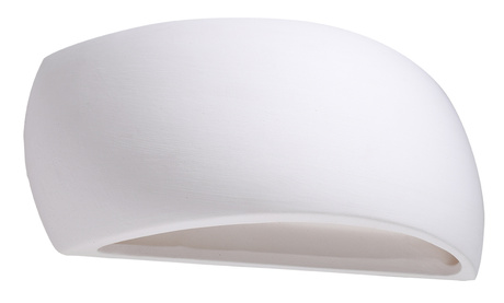 Kinkiet ceramiczny PONTIUS biały + 1x Żarówka LED G9 4000K Zimna 4,5W 530lm