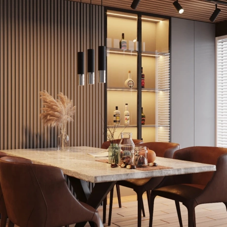 Plafon LOOPEZ czarny/chrom