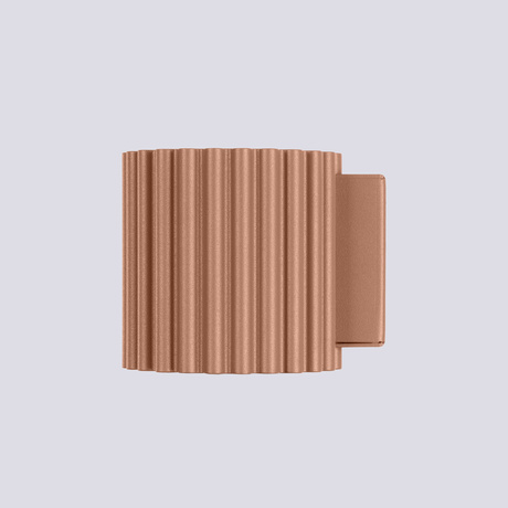 Kinkiet AURA mocca G9 + 1X Żarówka LED G9 3000K Ciepła 4,5W 450lm