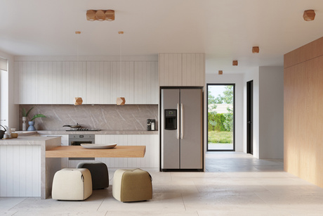 Lampa Wisząca WOODY naturalne drewno + 1x Żarówka LED GU-10 4000K Zimna 7W 630lm