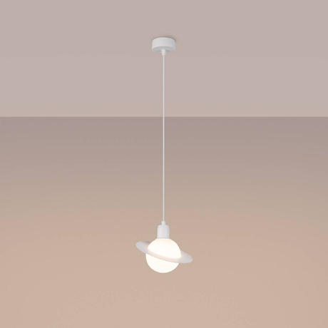 Lampa wisząca HYPERION 1 biały + 1x Żarówka LED G9 3000K Ciepła 4,5W 450lm