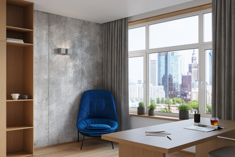 Kinkiet QUAD 2 szary + 2x Żarówka LED G9 4000K Zimna 4,5W 530lm