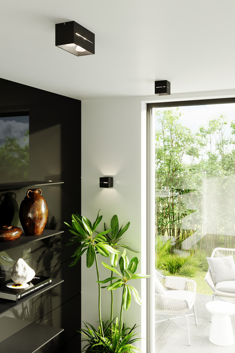 Kinkiet LOBO MAXI czarny + 2x Żarówka LED G9 4000K Zimna 4,5W 530lm