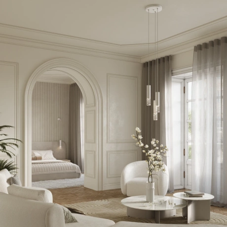 Lampa wisząca LAMI 2 biały