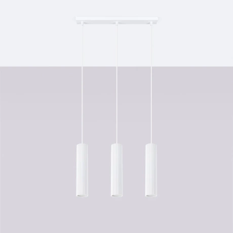 Lampa wisząca KARBON 3L biały