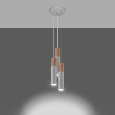 Lampa Wisząca PABLO 3P biała