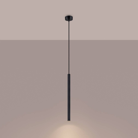 Lampa wisząca ARCHE 1 czarna + 1x Żarówka LED G9 3000K Ciepła 4,5W 450lm