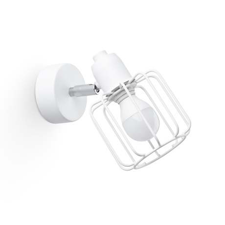 Kinkiet BELUCI 1 biały + 1x Żarówka LED E14 3000K Ciepła 7,5W 620lm