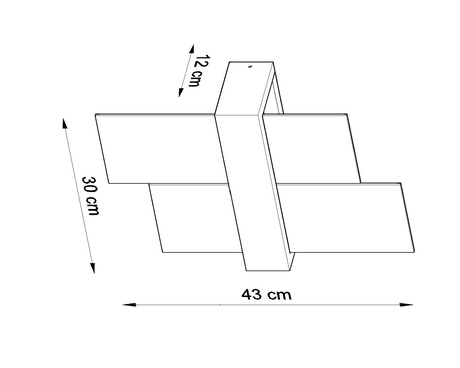 Kinkiet FENIKS 1 wenge + 1x Żarówka LED E27 4000K Zimna 7,5W 650lm