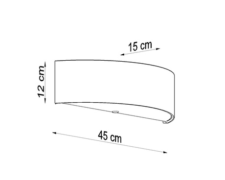 Kinkiet SKALA biały + 2x Żarówka LED E27 4000K Zimna 7,5W 650lm