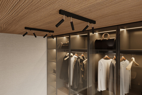 Kinkiet EYETECH 1 czarny + 1x Żarówka LED G9 3000K Ciepła 3W 192lm