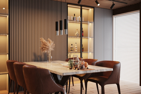 Lampa Wisząca LOOPEZ 3L czarny/chrom + 3x Żarówka LED GU-10 3000K Ciepła 7W 620lm