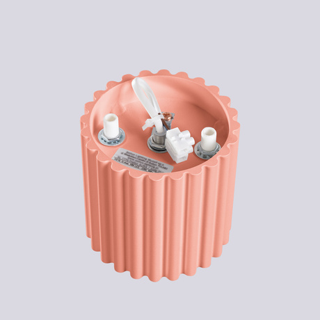 Plafon AURA 1 brzoskwiniowy GU10 + 1X Żarówka LED GU-10 3000K Ciepła 7W 510lm