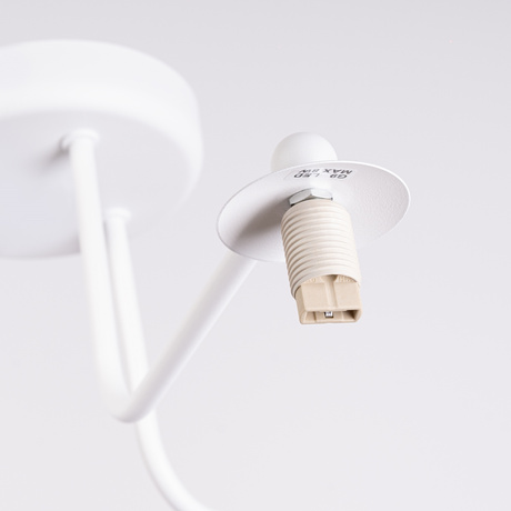 Żyrandol ASTRAL 3 biały + 3x Żarówka LED G9 3000K Ciepła 4,5W 450lm