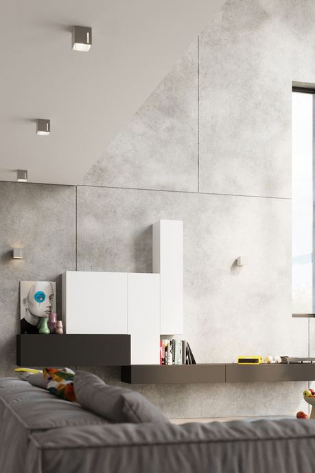 Plafon PIXAR szary + 1x Żarówka LED G9 4000K Zimna 4,5W 530lm