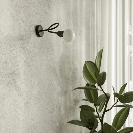 Kinkiet SUPEŁ czarny